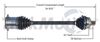 Picture of Audi A4 Right Front CV Shaft 97-01 8D0407452GX